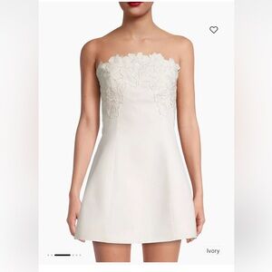 White Strapless Sachin & Babi Dress
